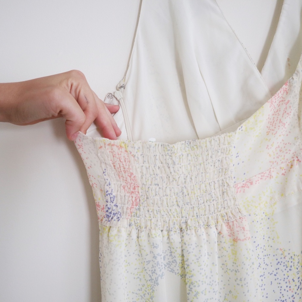 Madewell Eliot Silk Starburst Halter Maxi Dress - Picture 11 of 16